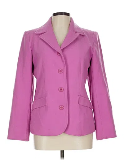 Pre-owned Requirements Blazer Jacket In Pink