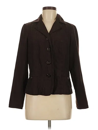Pre-owned Requirements Cardigan Sweater In Brown