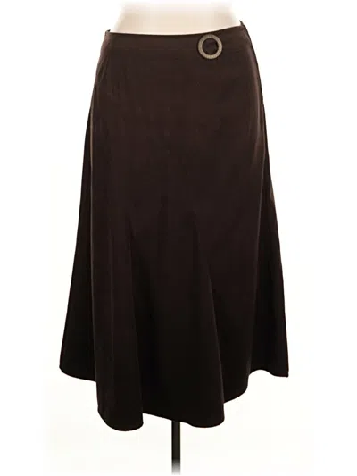 Pre-owned Requirements Formal Skirt In Brown