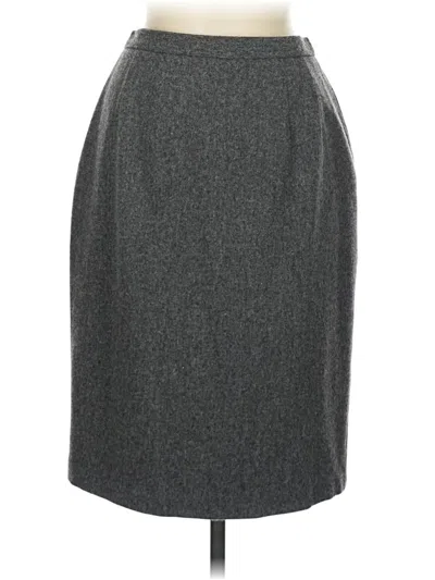 Pre-owned Requirements Formal Skirt In Gray