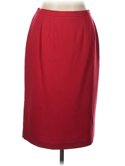 Pre-owned Requirements Formal Skirt In Red