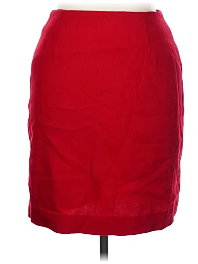 Pre-owned Requirements Formal Skirt In Red
