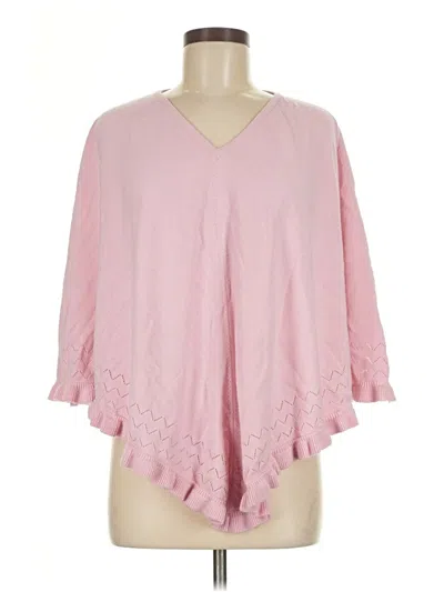 Pre-owned Requirements Poncho In Pink