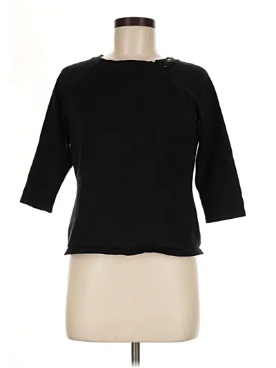 Pre-owned Requirements Pullover Sweater In Black