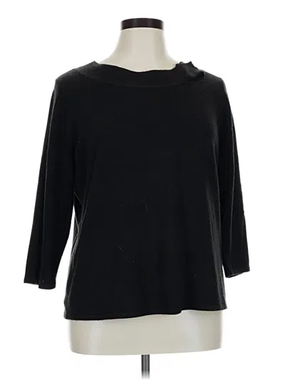 Pre-owned Requirements Pullover Sweater In Black