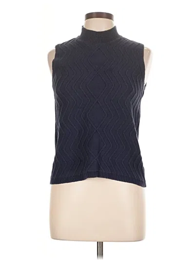 Pre-owned Requirements Sweater Vest In Blue