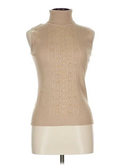 Pre-owned Requirements Sweater Vest In Tan