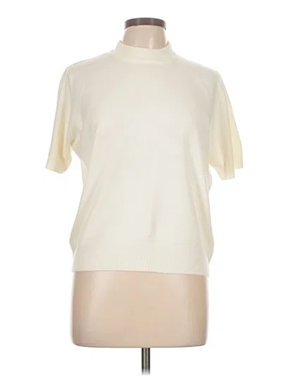 Pre-owned Requirements Turtleneck Sweater In Ivory