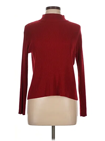 Pre-owned Requirements Turtleneck Sweater In Red