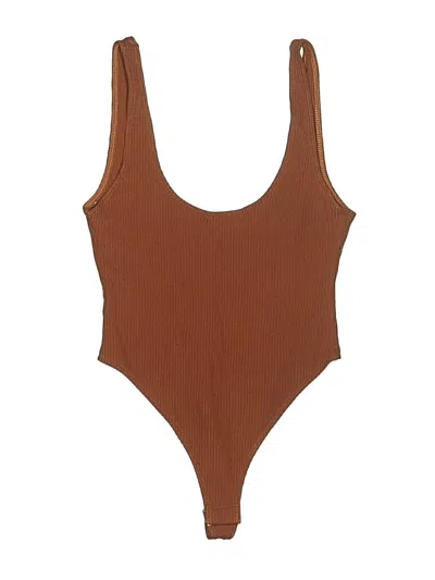 Pre-owned Resa Bodysuit In Brown