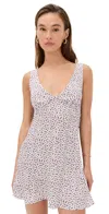 Resa Frankie Mini Dress Tobacco Cherry In Multi