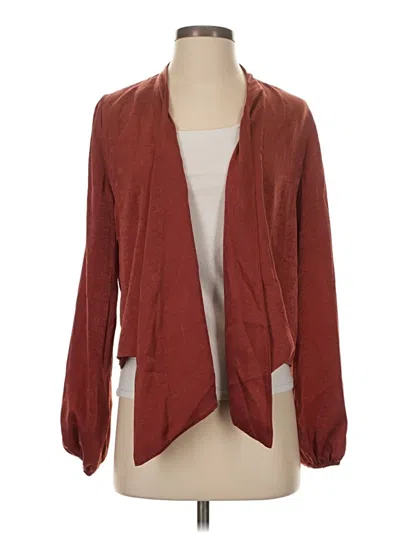 Pre-owned Resa Kimono In Burgundy