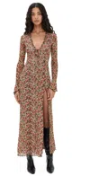 Resa Lennon Dress Fig In Multi