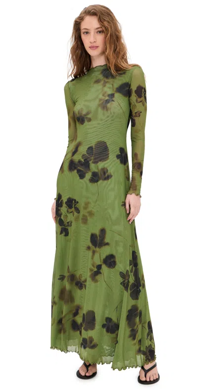 Resa Lyon Maxi Dress Evergreen In Green
