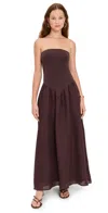 Resa Mackenzie Dress Chocolate In Brown