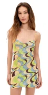 Resa Micro Mini Dress Palm Royale In Multi
