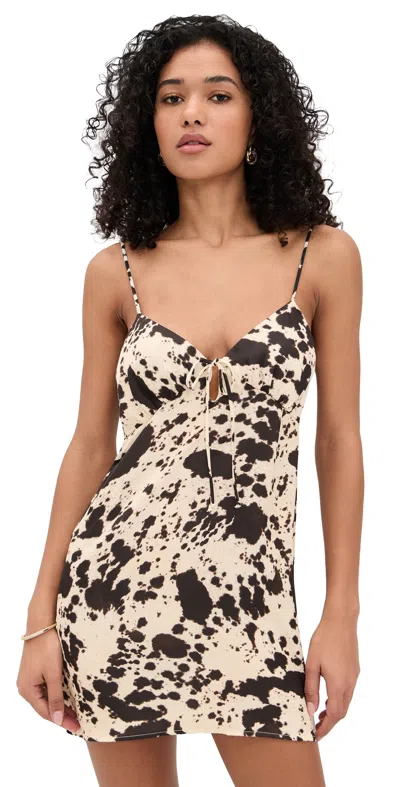 Resa Penny Dress Hide In Brown