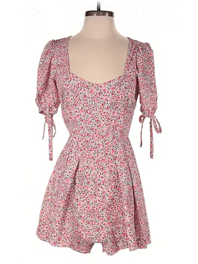 Pre-owned Resa Romper In Pink