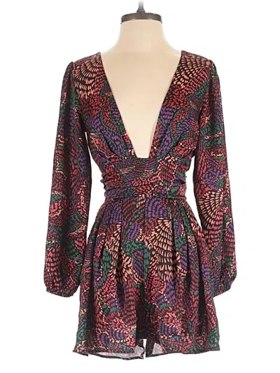 Pre-owned Resa Romper In Red