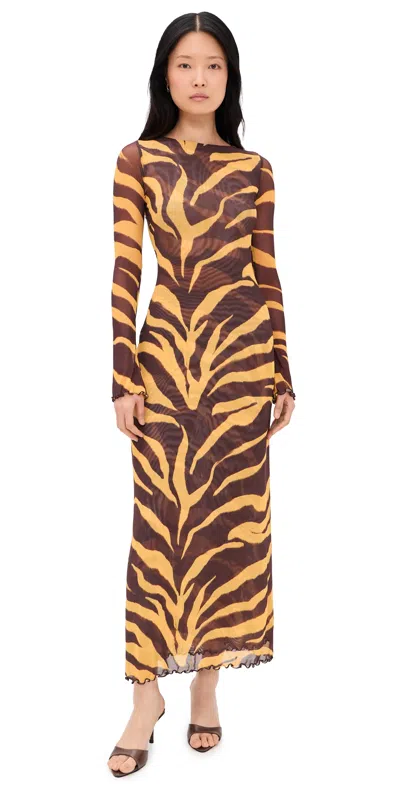 Resa Sylvia Maxi Dress Raja In Gold
