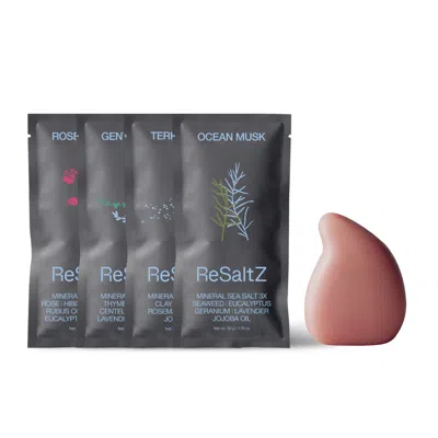 Resaltz Pink  Aroma Ritual Salt & Massage Set Rosé