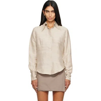 Rescha Ssense Exclusive Beige Sharoukan Shirt In Sand