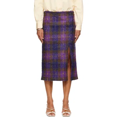 Rescha Ssense Exclusive Purple Kalam Skirt