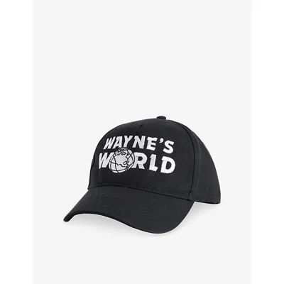 Reselfridges Mens  Pre-loved Wayne's World Woven Cap In Black