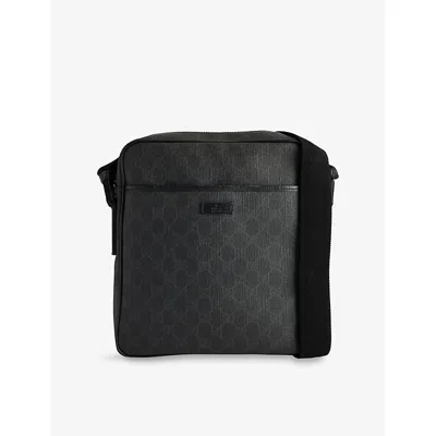 Reselfridges Pre-loved Gucci Gg Supreme Coated-canvas Cross-body Bag