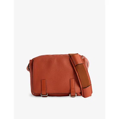 Reselfridges Pre-loved Loewe Military Leather Messenger Bag