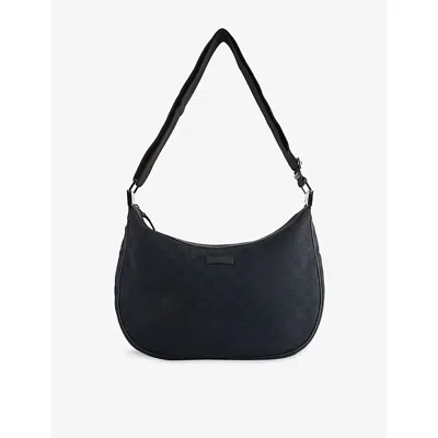Reselfridges Womens Black Pre-loved Gucci Gg Canvas Cross-body Bag