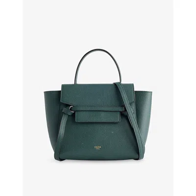 Reselfridges Womens  Pre-loved Celine Nano Grained Leather Belt Bag