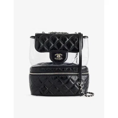 Reselfridges Womens  Pre-loved Chanel Aquarium Backpack In Black