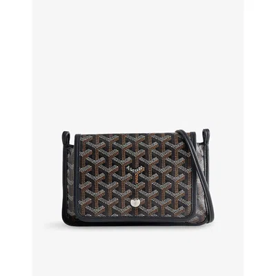 Reselfridges Womens  Pre-loved Goyard Plumet Canvas Wallet In Black