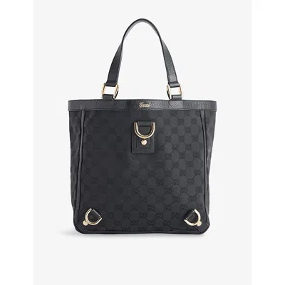 Reselfridges Womens  Pre-loved Gucci Abbey D-ring Canvas Tote Bag
