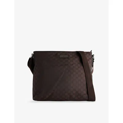 Reselfridges Womens  Pre-loved Gucci Gg Canvas Woven Cross-body Bag