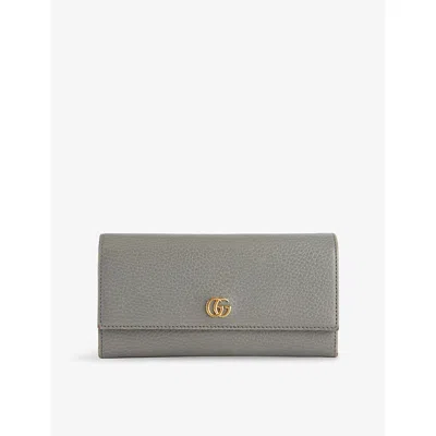 Reselfridges Womens  Pre-loved Gucci Gg Marmont Continental Leather Wallet