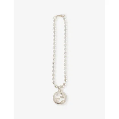 Reselfridges Womens  Pre-loved Gucci Sterling-silver Charm Bracelet