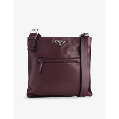 Reselfridges Womens  Pre-loved Prada Grace Lux Pocket Leather Cross Body Bag
