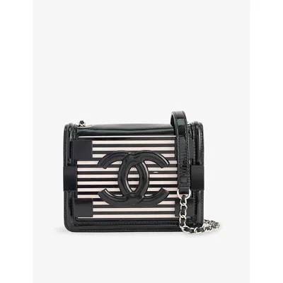 Reselfridges Womens  Pre-loved Chanel Boy Brick Flap Bag In Black