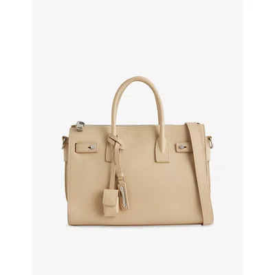 Reselfridges Womens  Pre-loved Saint Laurent Sac De Jour Souple Leather Handbag In Neutral