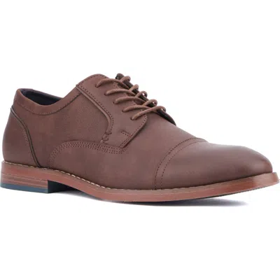 Reserve Footwear Asher Cap Toe Derby In Brown