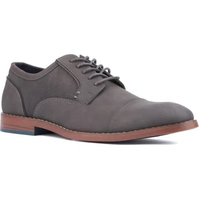 Reserve Footwear Asher Cap Toe Derby In Charcoal