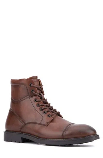 Reserve Footwear Caleb Combat Boot In Dark Brown