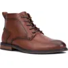 Reserve Footwear Milo Lace-up Boot In Cognac
