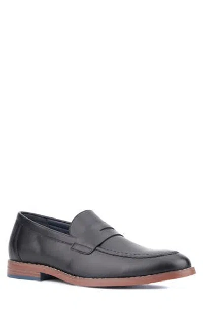 Reserve Footwear Owen Penny Loafer In Black