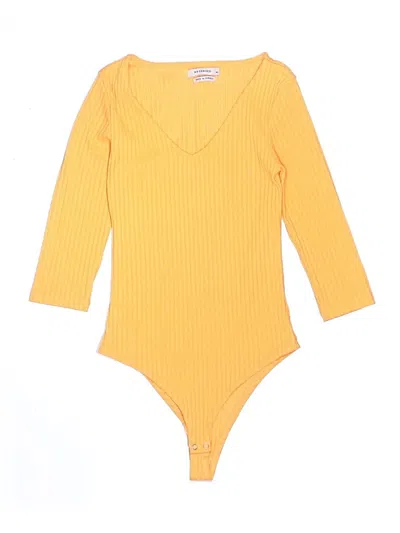 Pre-owned Reserved Bodysuit In Yellow