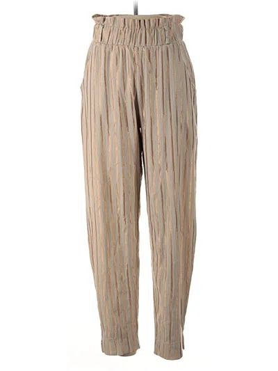 Pre-owned Reserved Casual Pants In Tan