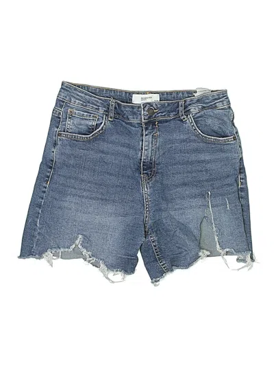Pre-owned Reserved Denim Shorts In Blue