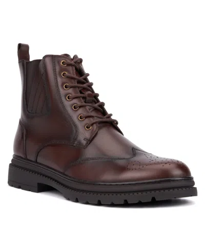 Reserved Footwear Men's Devon Ankle Boots In Cognac